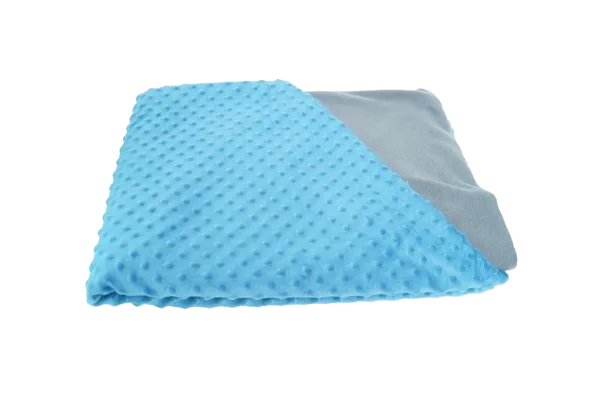 Patura ponderata de 5 kg albastru cu gri 150 x 200 cm