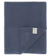 Patura tricotata din bumbac organic Fillikid Blue 80x100 cm