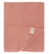 Patura tricotata din bumbac organic Fillikid Rose 80x100 cm