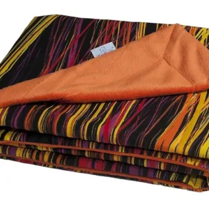 Paturica Baby Matex pentru bebelusi Soul Orange 49+05 cu doua fete