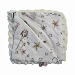 Paturica Minky pentru copii 75x75 cm K-644 Circus