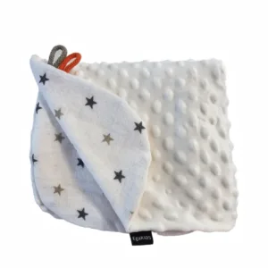 Paturica Minky pentru copii 75x75 cm K-644 Stars
