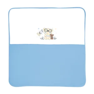 Paturica bumbac 90x90 cm Za Za Blue