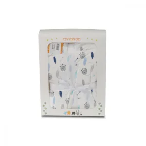 Paturica cu doua fete 75 x 105 cm Cangaroo Shaggy Blue