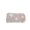 Paturica cu stelute fosforescente roz Flanel 170x130 cm