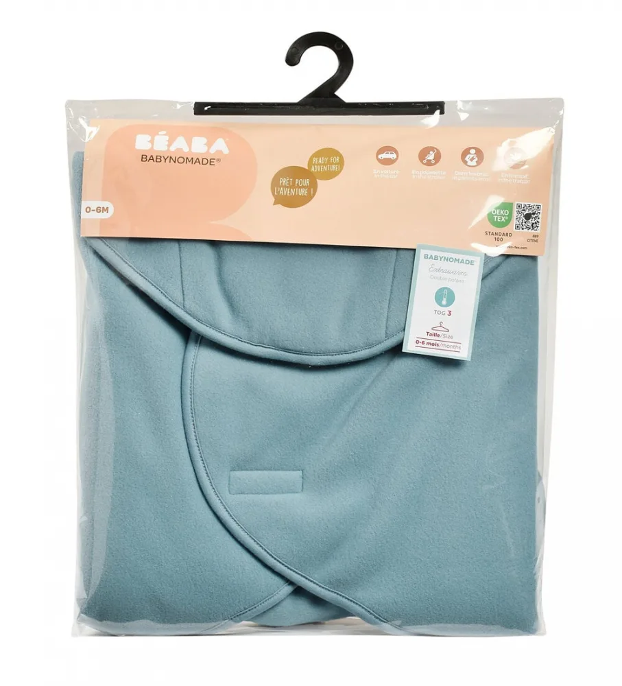 Paturica de infasat BabyNomade 0-6 luni Baltic Blue