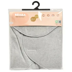 Paturica de infasat BabyNomade 0-6 luni Heather Grey