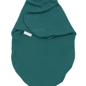 Paturica de infasat din bumbac Baby swaddle Puzzle Muslin Verde Amy