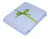 Paturica din bumbac tip muselina pentru copii 95x90 cm Blue