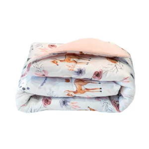 Paturica din catifea neteda si bumbac