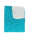 Paturica din panza de bumbac Junior 118x148 cm stelute turquise