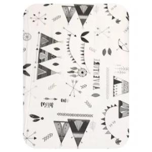 Paturica dubla de vara Junior DeLuxe 100x135 cm Corturi de indian gri