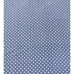 Paturica dubla de vara bebelusi DeLuxe 98x78 cm Buline pe albastru