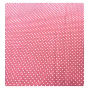 Paturica dubla de vara bebelusi DeLuxe 98x78 cm Buline pe roz
