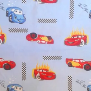 Paturica dubla de vara bebelusi DeLuxe 98x78 cm Cars