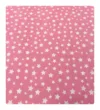 Paturica dubla de vara bebelusi DeLuxe 98x78 cm Stelute pe roz