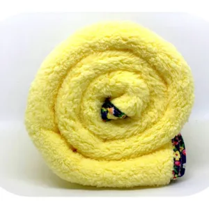 Paturica groasa pentru copii CH-264 Yellow 90x80 cm