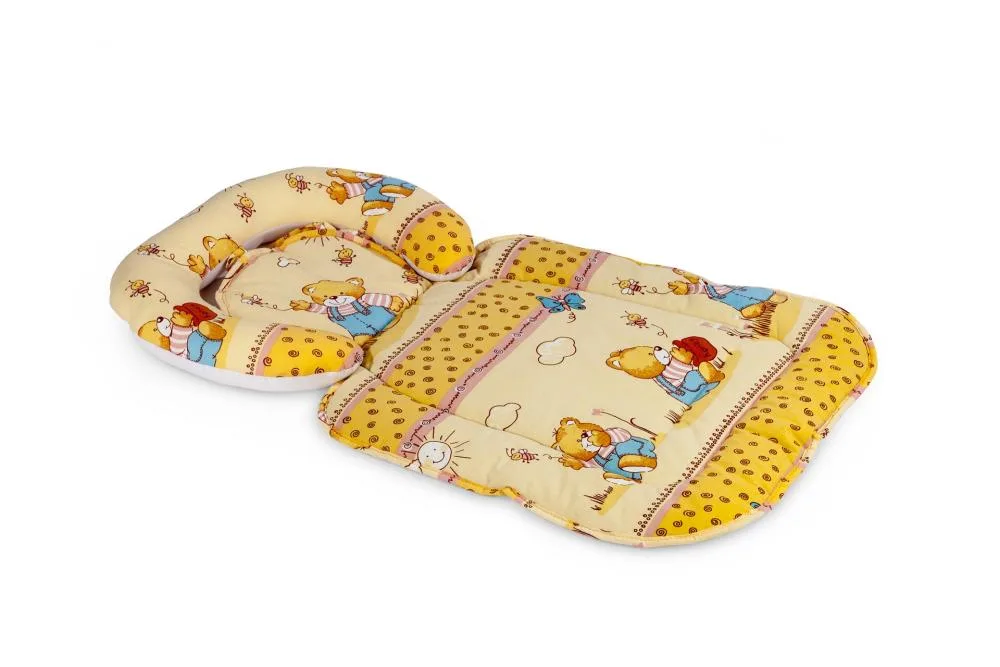 Paturica impermeabila cu tetiera detasabila model Honey