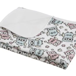 Paturica impermeabila pentru schimbat scutece Akuku 50x70cm Owls