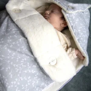 Paturica multifunctionala din bumbac BabyJem Gri
