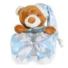 Paturica pentru bebelusi Cangaroo 90 x 75 cm Addie Bear Albastru