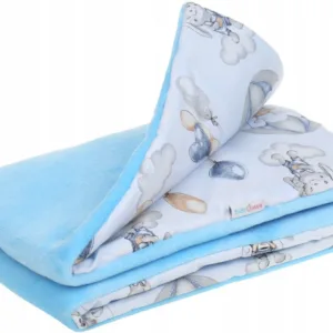 Paturica pentru copii BabyMam blue Rabbit