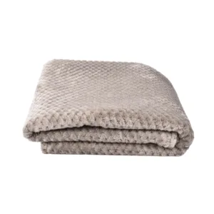 Paturica pentru copii baby fleece gri 90x110 cm