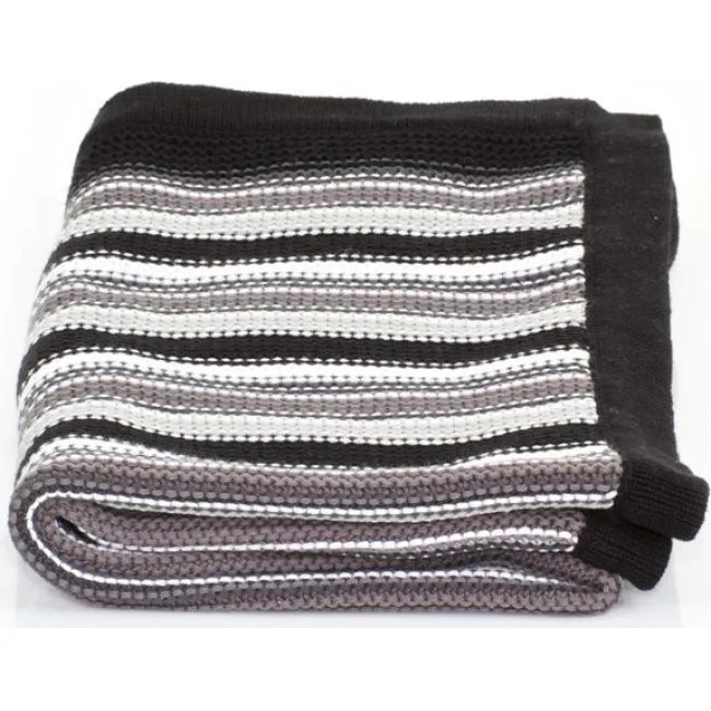 Paturica tricotata din bumbac pentru copii ABC Design Phantom