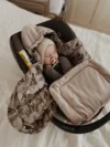 Paturica universala pentru scoica auto bumbaccatifea Magic Jungle Khaki Sleepee 3 tog