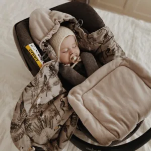 Paturica universala pentru scoica auto bumbaccatifea Magic Jungle Khaki Sleepee 3 tog