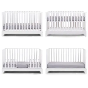 Patut Childhome Ref 17 cu laterala detasabila 70x140 cm MDF alb
