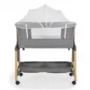 Patut Co-Sleeper Cangaroo Adoro Grey 90x53 cm cu laterala culisanta