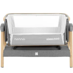 Patut Co-Sleeper KikkaBoo Nanna Dark Grey Melange Wood 2020