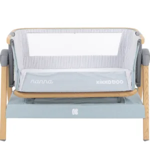 Patut Co-Sleeper KikkaBoo Nanna Mint Wood 2020