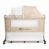 Patut Co-sleeper multifunctional 4 in 1 AppeKids Dreamy Sand cu inclinare antireflux
