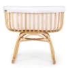Patut balansoar Childhome din ratan cu saltea si husa jerse 90x70x71 cm