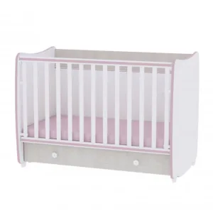 Patut balansoar transformabil Dream White Pink Crossline