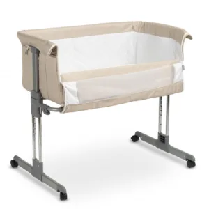 Patut co-sleeping cu saltea si reglare in 7 pozitii Caretero Sleep2gether bej