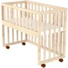 Patut copii din lemn co-sleeper Eva 94x46 cm natur