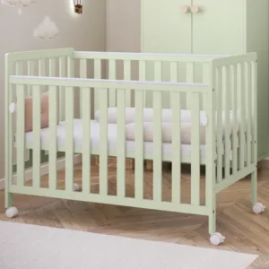 Patut din lemn Bambi menta cu laterala culisanta