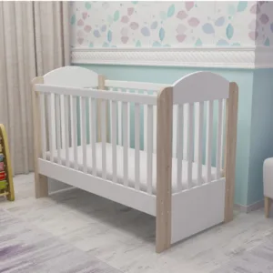Patut din lemn Olivia Alb-Natur A563
