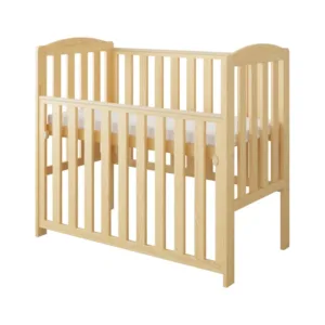 Patut din lemn Tobi natural 100 x 50 cm cu laterala culisanta