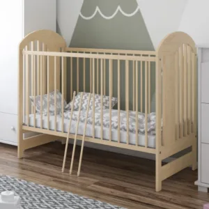 Patut din lemn pentru copii Tymon natur 120 x 60 cm