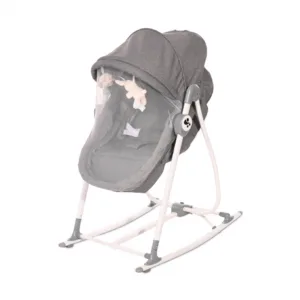 Patut leagan pentru nou nascut 2 in 1 Alicante Grey