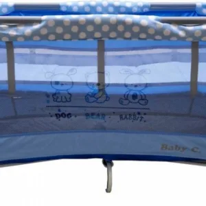 Patut pentru copii Baby Care PRO FMG Albastru 120x60 cm