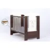 Patut pentru copii Bear Wenge + Saltea Cocos 8 Cm