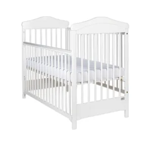 Patut pentru copii Drewex Hippo culisant Alb + Saltea Cocos 10 Cm