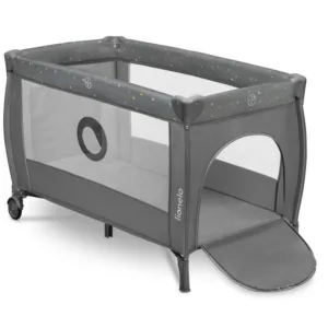 Patut pentru copii Lionelo Stefi Plus GriMulticolor Pliabil