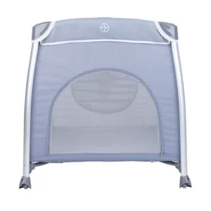 Patut pliabil KikkaBoo cu doua nivele si accesorii incluse Dreamy Bear Grey
