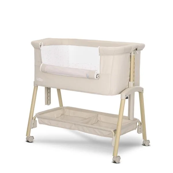 Patut pliabil co-sleeper Lorelli Millie Beige 0 luni+ maxim 9 kg